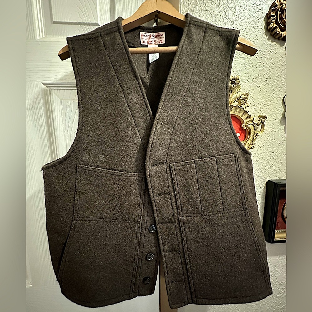 Filson 100% Virgin Wool Vest
